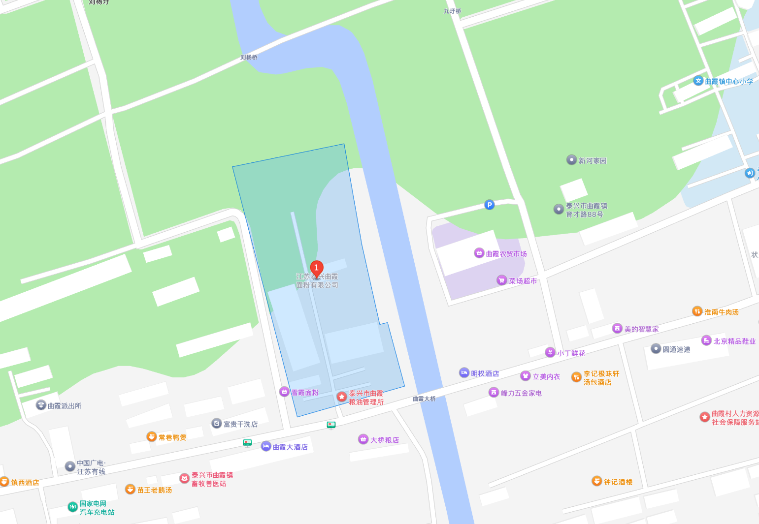 工厂位置静态图